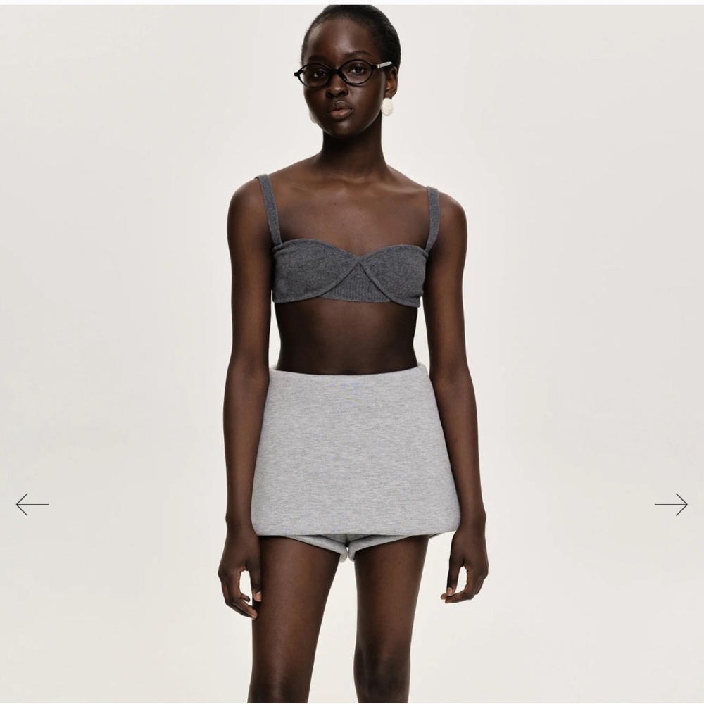 Source Unknown grey shorts/skort